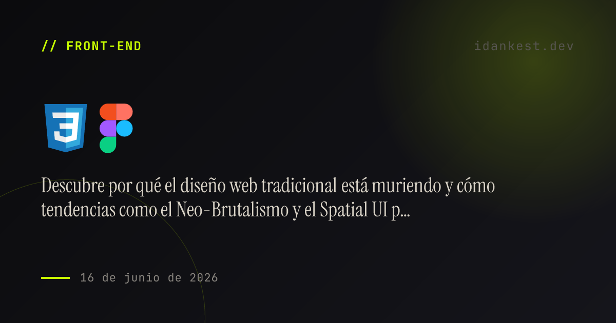 El fin del diseño aburrido. Cómo ser disruptivo en la web